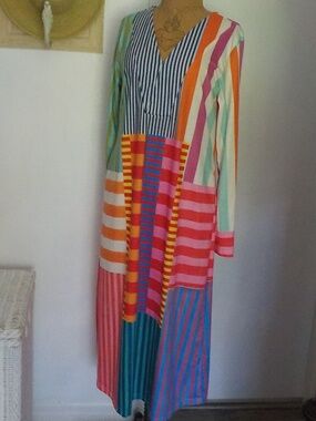 Multi-Color Lounge Dress